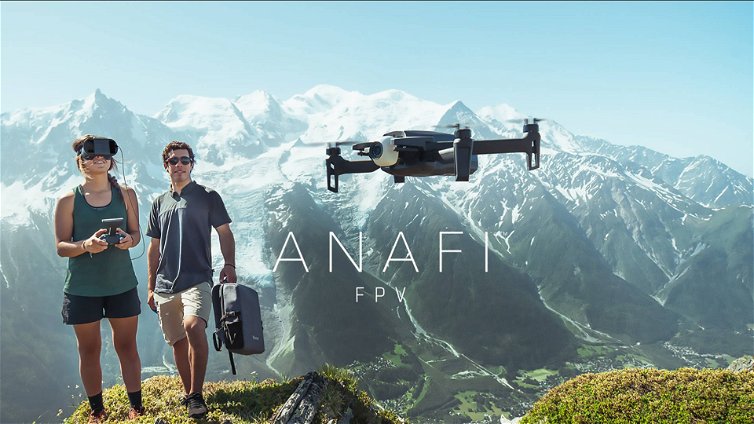Immagine di Parrot Anafi FPV, drone con visore per un'immersività totale