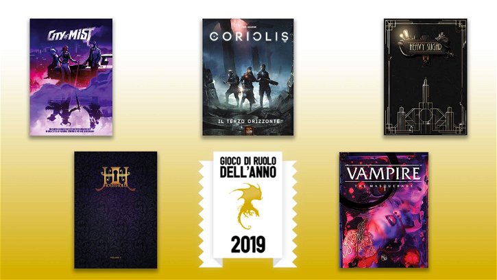 Immagine di Gioco di Ruolo dell’Anno 2019 a Lucca Comics &amp; Games: annunciati i finalisti