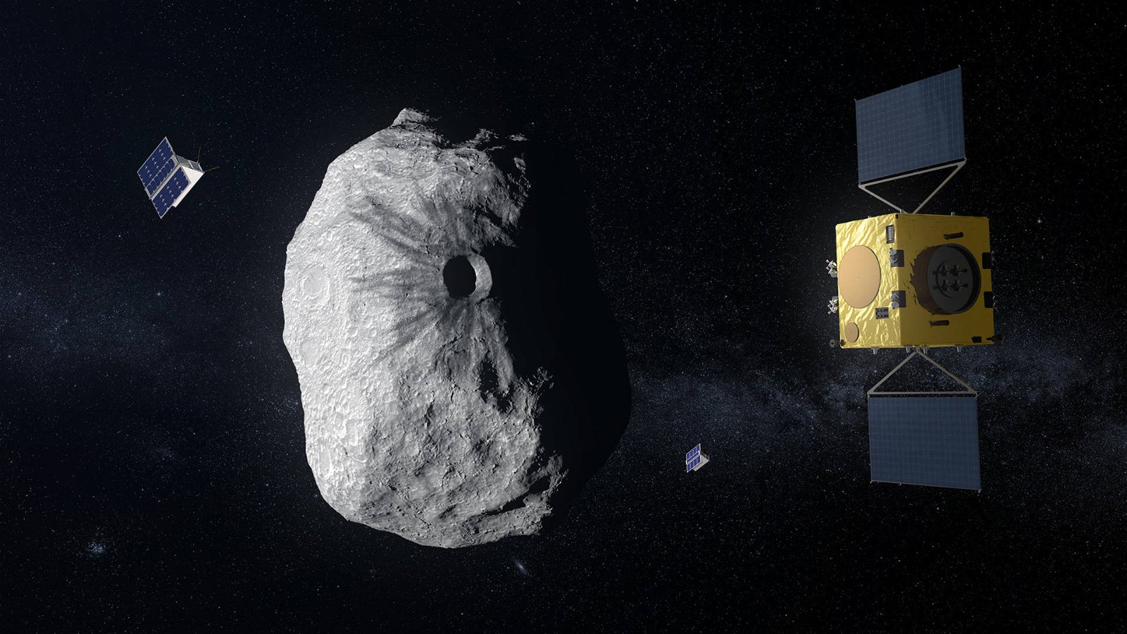 Immagine di NASA e ESA, alleanza per deviare gli asteroidi diretti verso la Terra