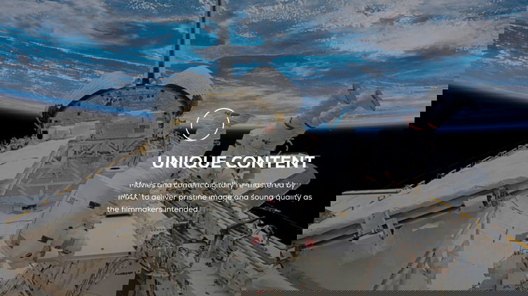 Immagine di Film IMAX Enhanced sulle Smart TV Bravia tramite l'app Rakuten TV