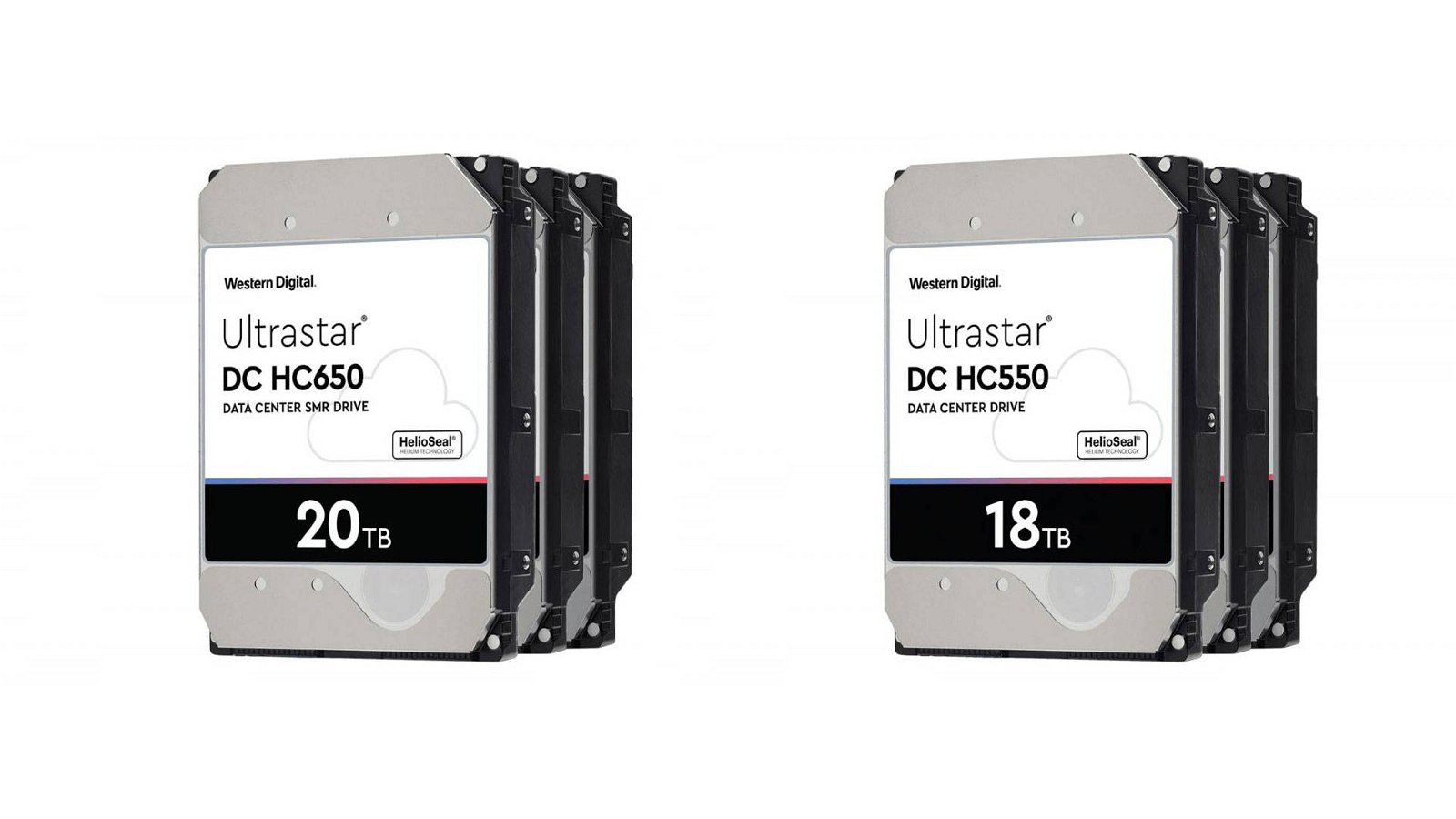 Immagine di Hard disk WD da 18 e 20 terabyte pronti per i test sul campo