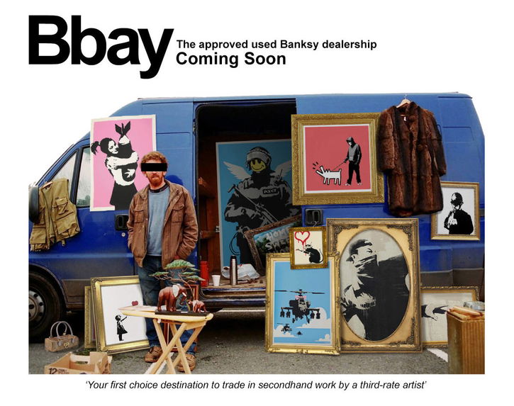 Immagine di Volete un Banksy a dieci sterline? Provate ad entrare in questo shop online.