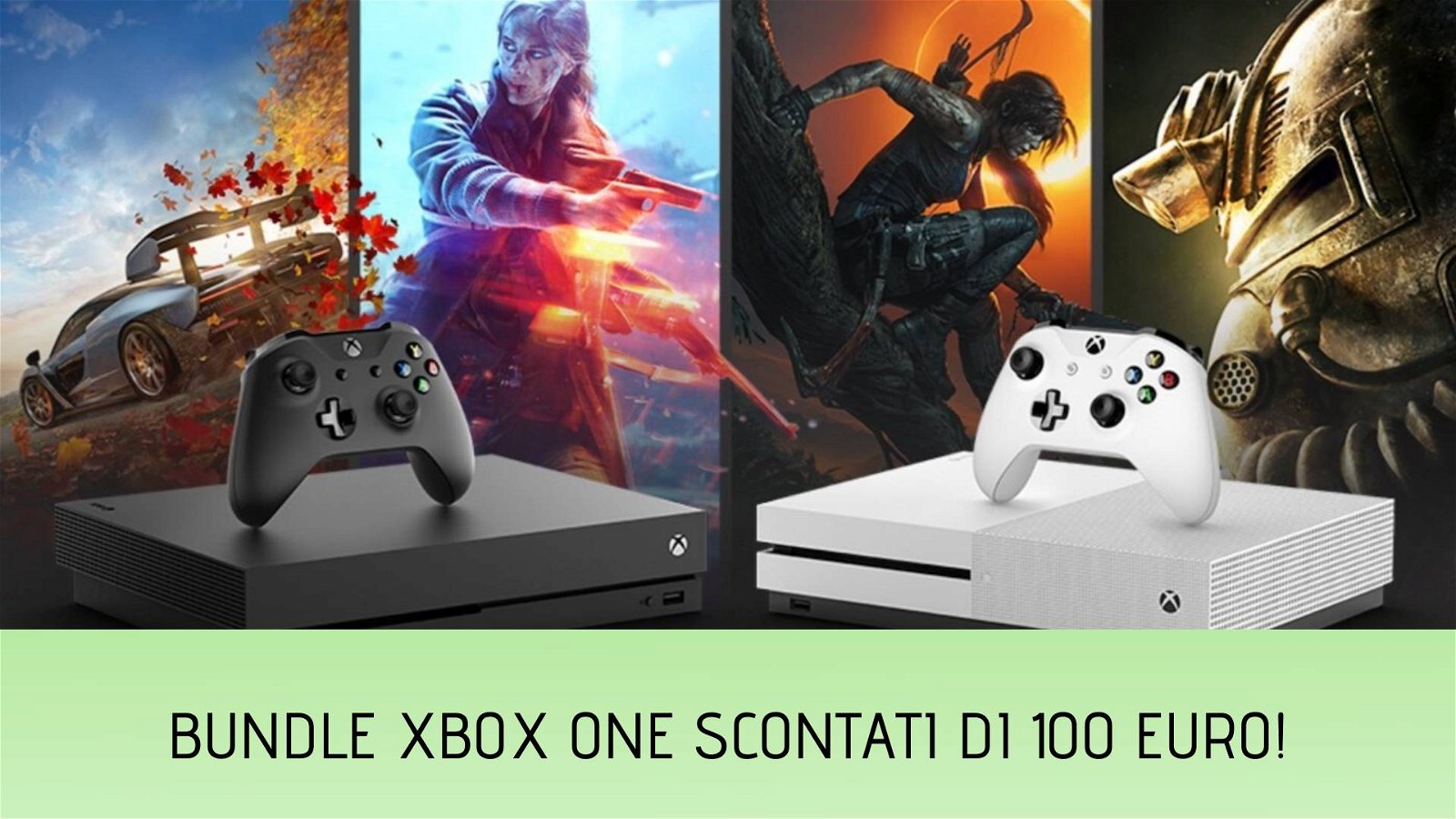 Immagine di Oltre 100€ di sconto sui bundle Xbox One X e in regalo FIFA 20