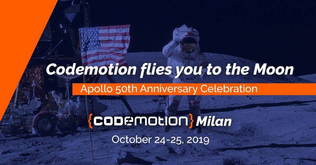 Immagine di Codemotion Milan, la settima edizione è "spaziale"