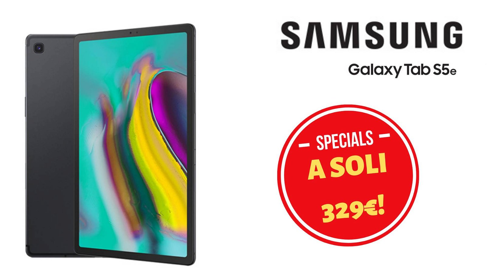 Immagine di Samsung Galaxy Tab S5e e Logitech MX Master 3 al prezzo più basso di sempre