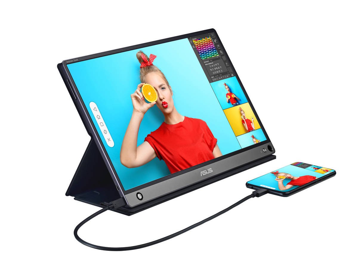 Immagine di Asus ZenScreen Touch arriva in Italia, un monitor portatile tuttofare