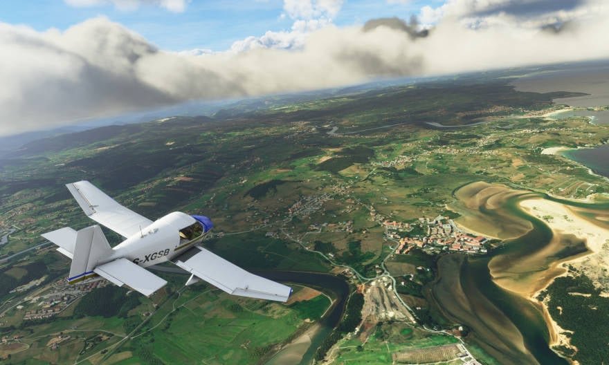 Immagine di Microsoft Flight Simulator utilizzerà i dati del traffico aereo per popolare i cieli