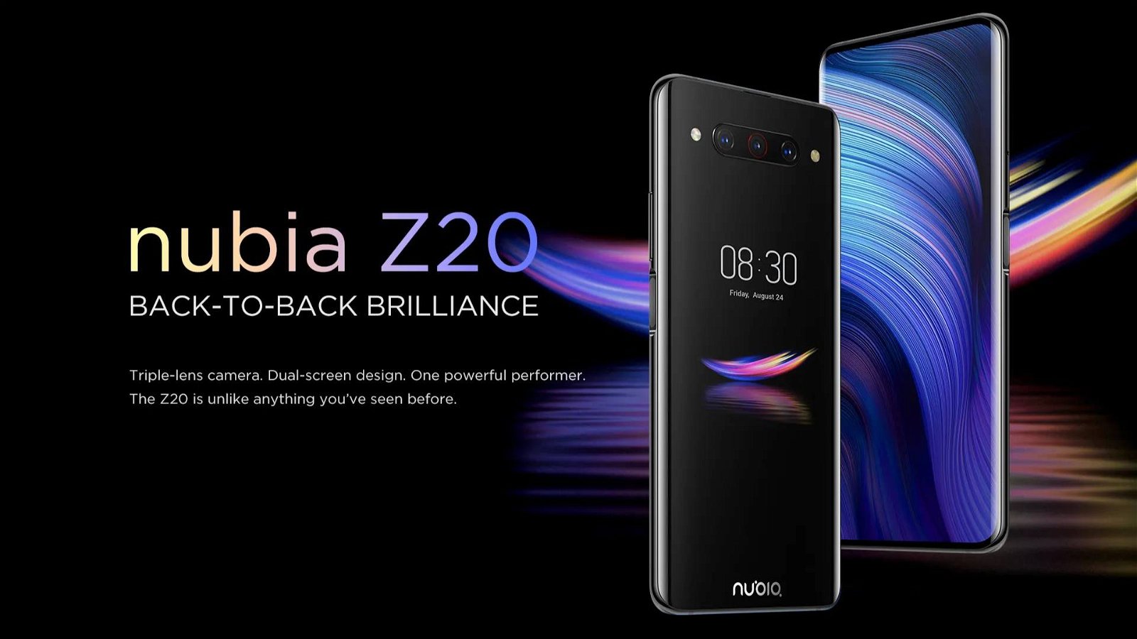 Immagine di Nubia Z20, lo smartphone con due display in Europa a 549 euro