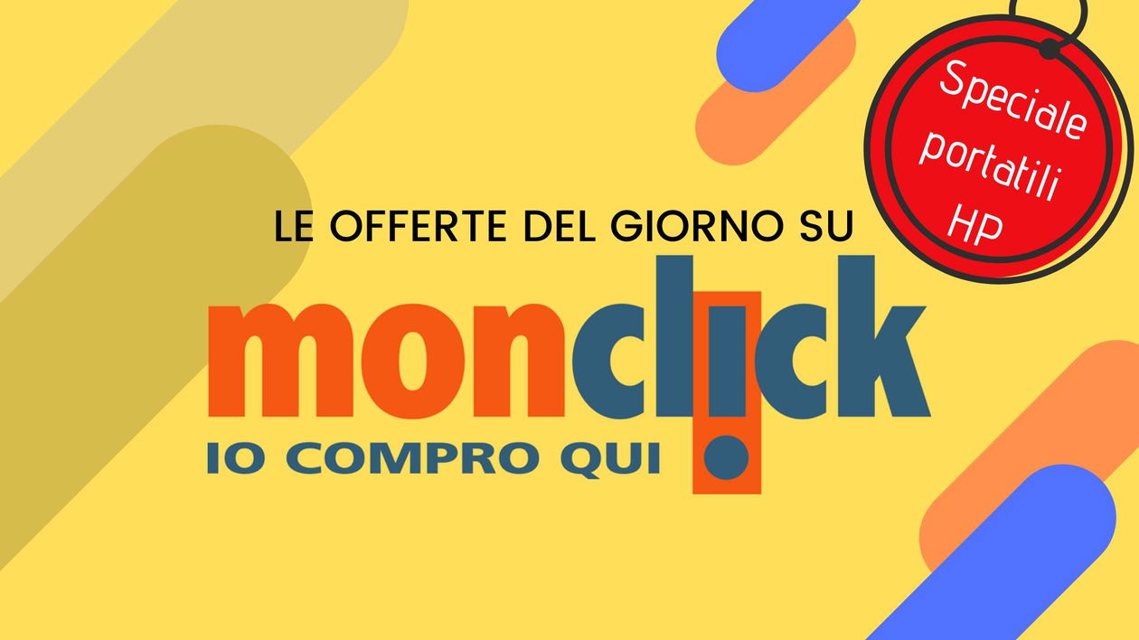 Immagine di Sconti fino al 40% su Monitor e Portatili HP da Monclick