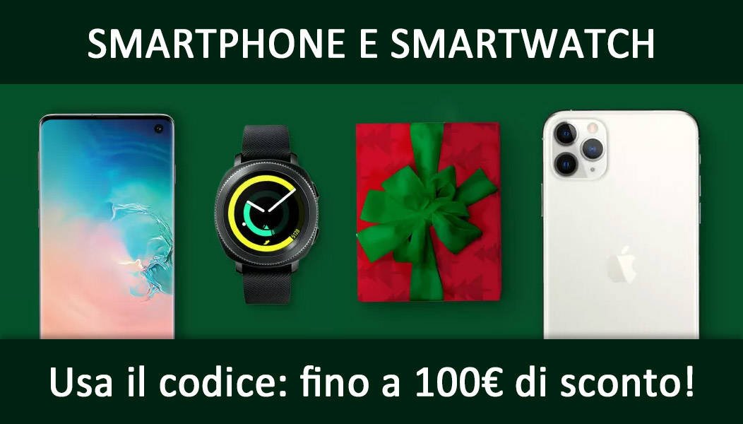 Immagine di Codice sconto eBay, fino a 100€ di coupon sull'acquisto di Smartphone, Smartwatch e non solo