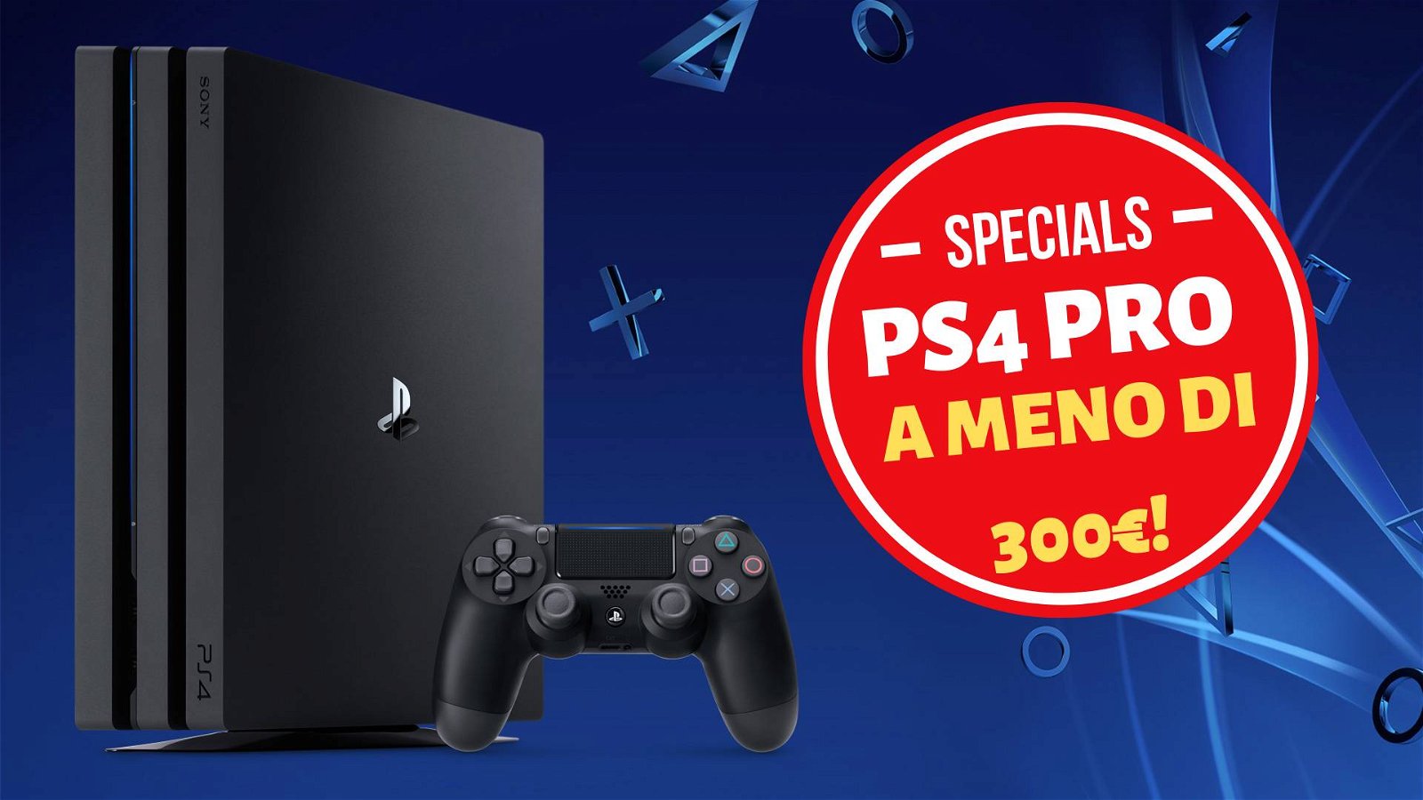 Immagine di Offerta PS4 Pro a meno di 300€ con voucher Fortnite incluso
