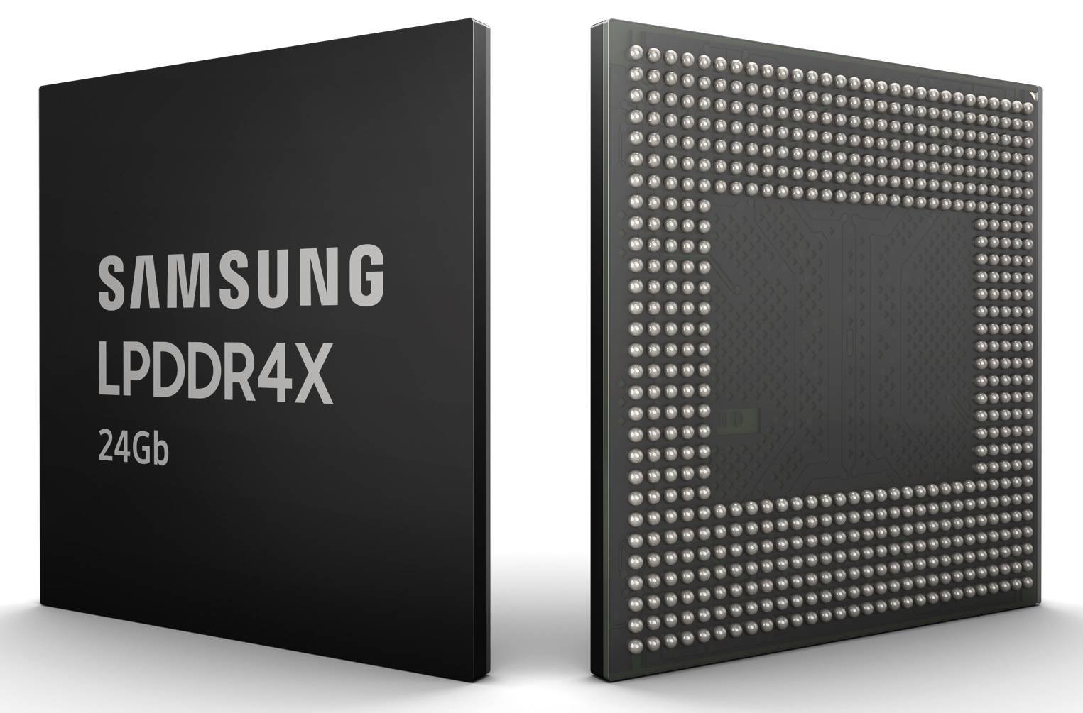 Immagine di Samsung sforna chip di memoria LPDDR4X da 24 gigabit