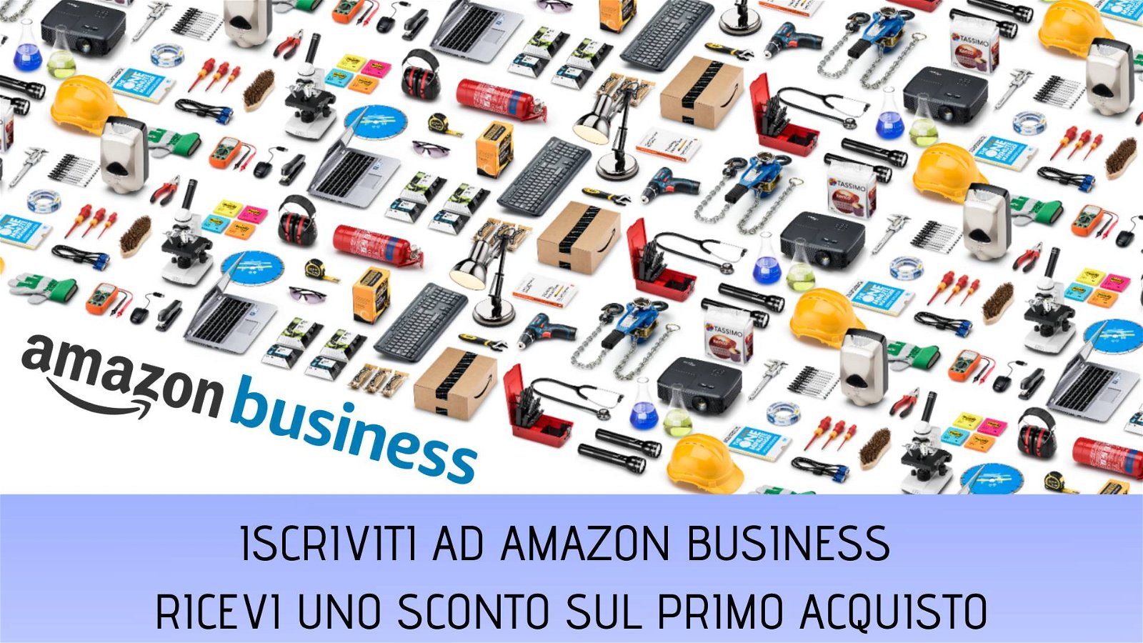 Immagine di Amazon Business: 20% di sconto sul primo acquisto fino a 100 euro