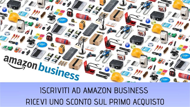 Immagine di Amazon Business: 20% di sconto sul primo acquisto fino a 100 euro