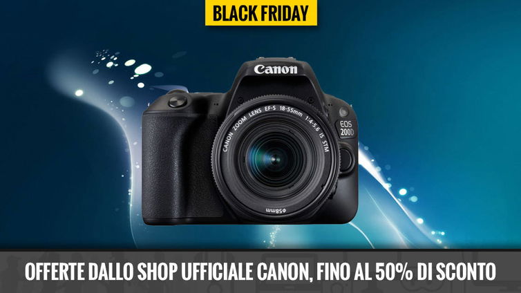 Immagine di Black Friday e Cyber Monday, le offerte dal Canon Store Italia