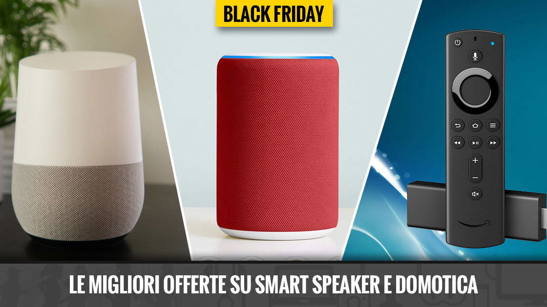 Immagine di Black Friday 2019, i migliori sconti su Smart Speaker e domotica