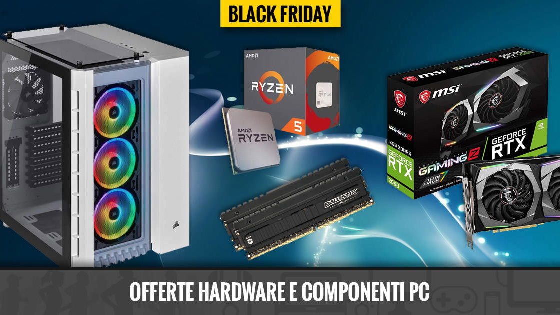 Immagine di Black Friday 2019, le migliori offerte su Hardware e Componenti PC