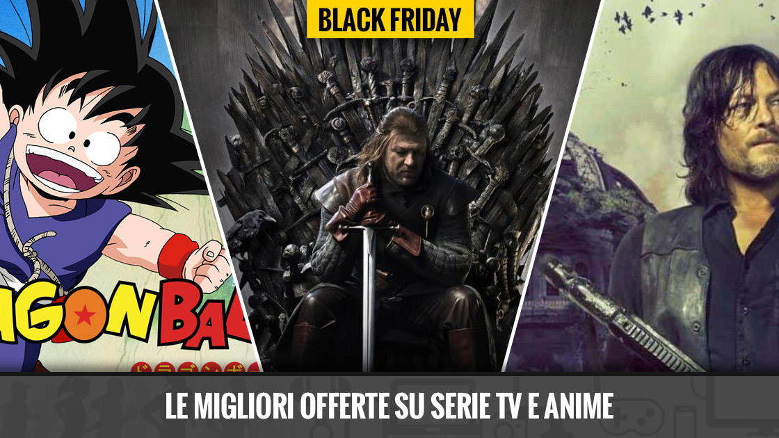 Immagine di Black Friday 2019, le migliori offerte dedicate a Serie TV e Anime