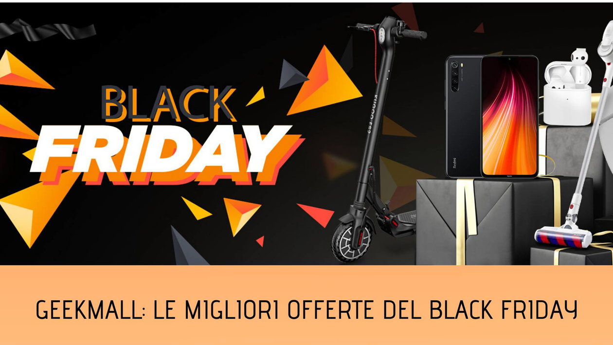 Immagine di Geekmall: le migliori offerte di Black Friday e Cyber Monday. Xiaomi Mi TV, Redmi Note 8 e tanto altro