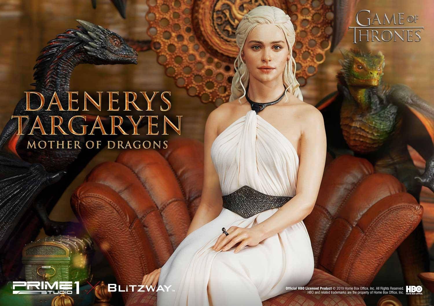 Immagine di Daenerys Targaryen, la statua di Blitzway e Prime 1 Studio