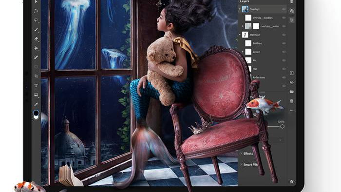 Immagine di Photoshop per iPad, come quello per Desktop