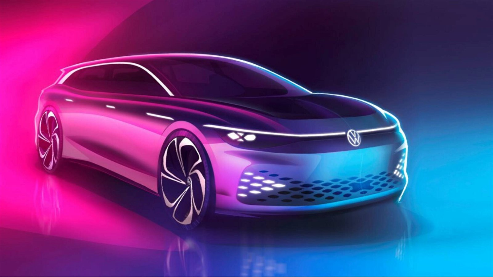 Immagine di Volkswagen ID Space Vizzion, l'annuncio al Salone di Los Angeles