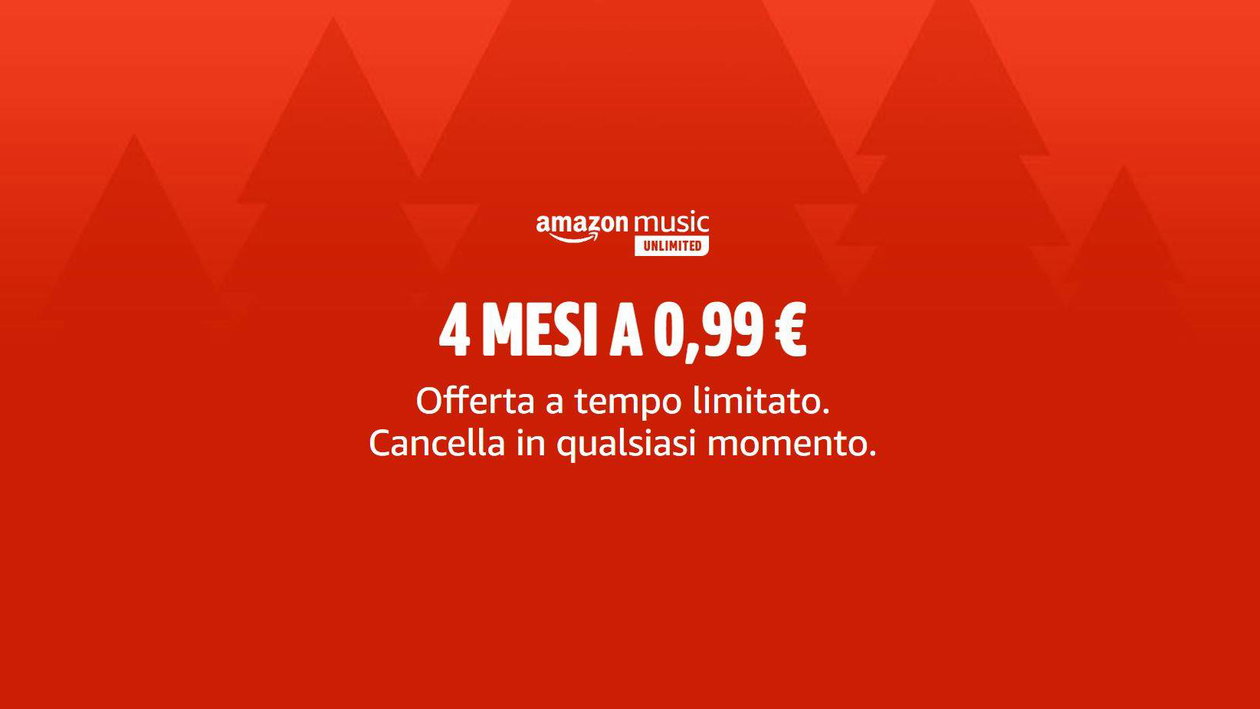 Immagine di Ultimi giorni per la Promozione Amazon Music Unlimited, 4 mesi a soli 0,99 euro!