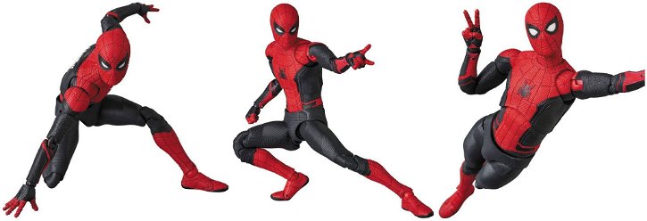 Immagine di Spider-Man Upgrade Suit da Mafex in arrivo