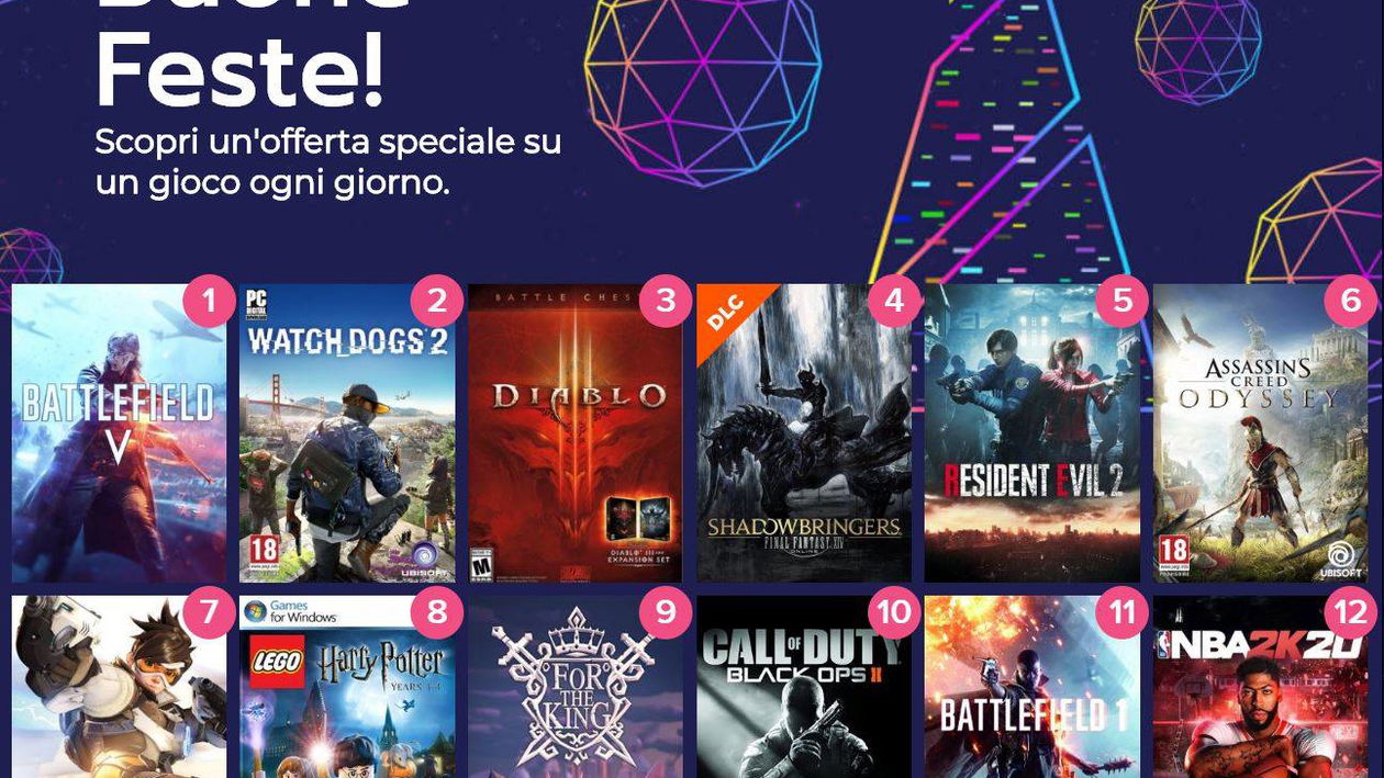 Immagine di Calendario dell'avvento Instant Gaming, tutte le offerte disponibili