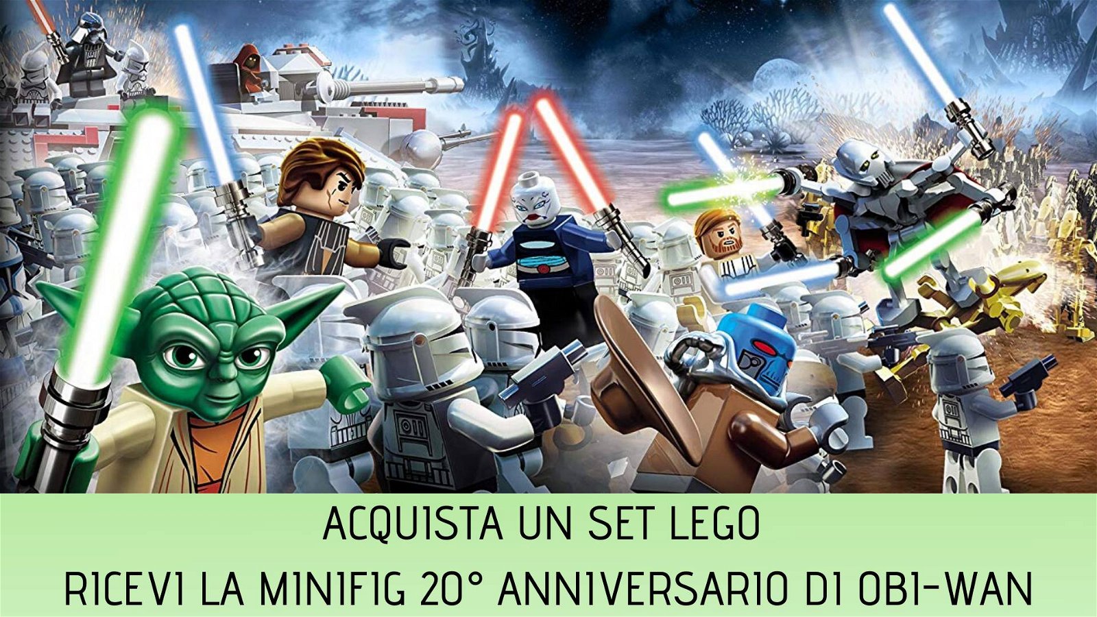 Immagine di Regalati un set Lego Star Wars e ricevi l'esclusiva Minifigure di Obi-Wan Kenobi in omaggio
