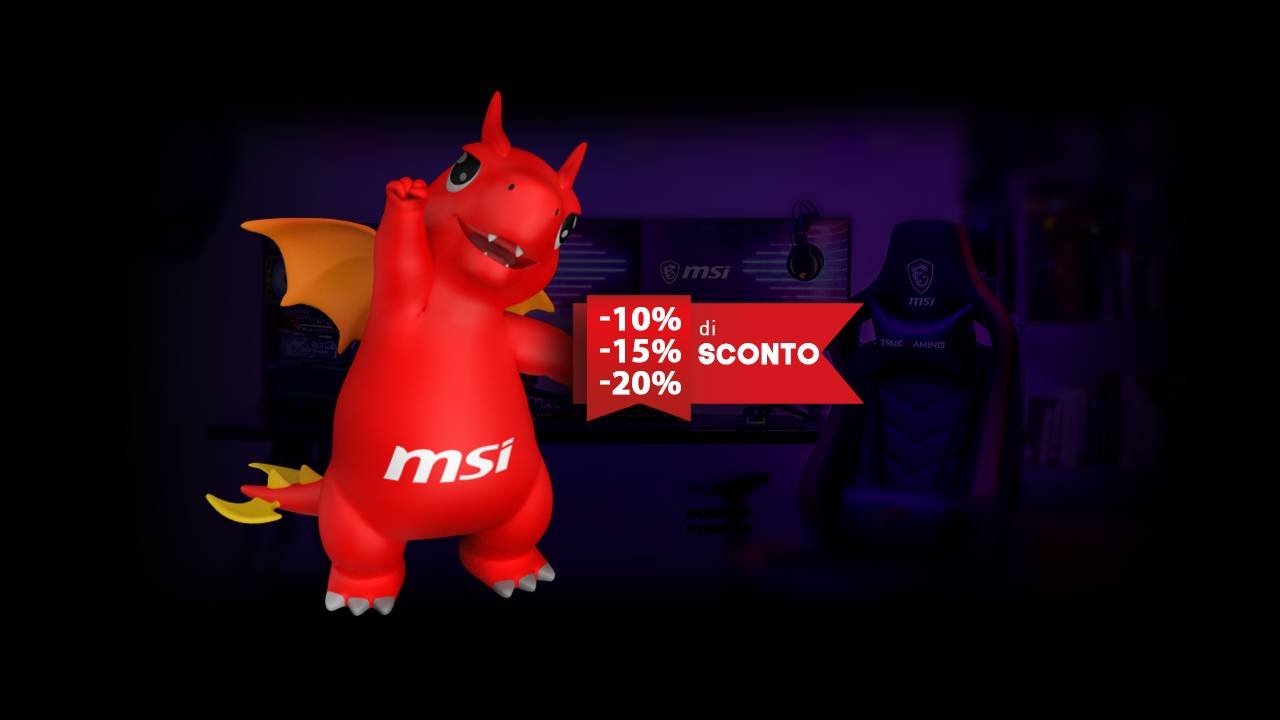 Immagine di MSI presenta il suo Online Store ufficiale: fino al 20% di sconto sul primo acquisto