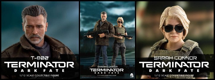 Immagine di Terminator: Dark Fate (T-880 &amp; Sarah Connor) da Threezero