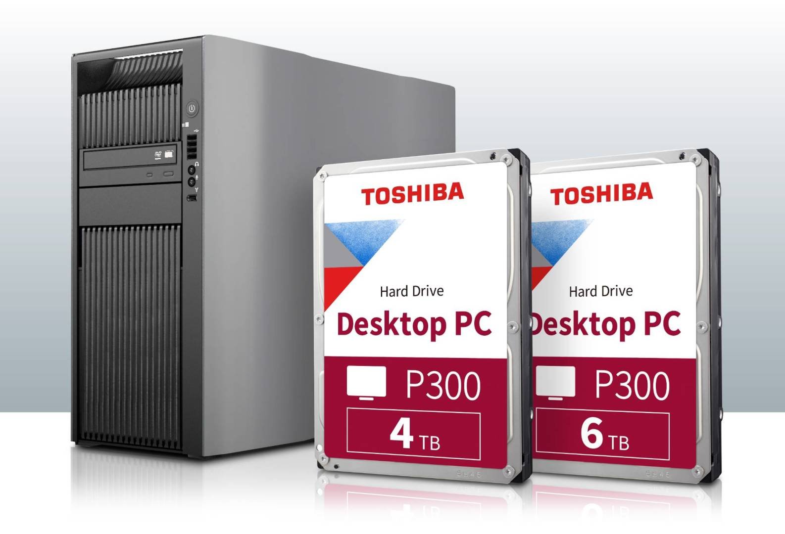Immagine di Toshiba annuncia i nuovi hard disk P300 da 4 e 6 terabyte