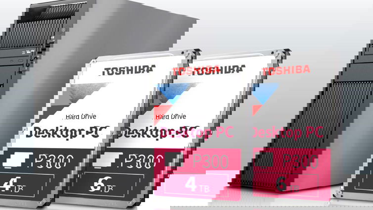 Immagine di Toshiba annuncia i nuovi hard disk P300 da 4 e 6 terabyte