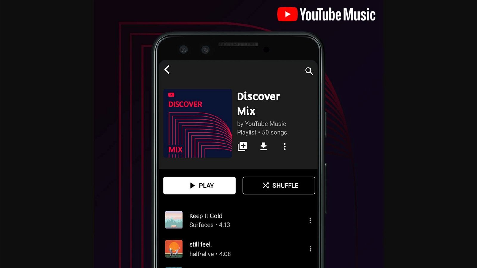 Immagine di YouTube Music attiva i nuovi mix per scoprire novità e ciò che potrebbe piacerci
