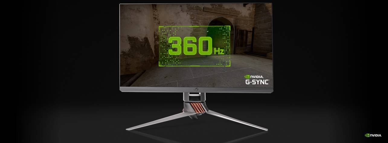 Immagine di Asus ROG Swift 360, il primo monitor con refresh rate di 360 Hz