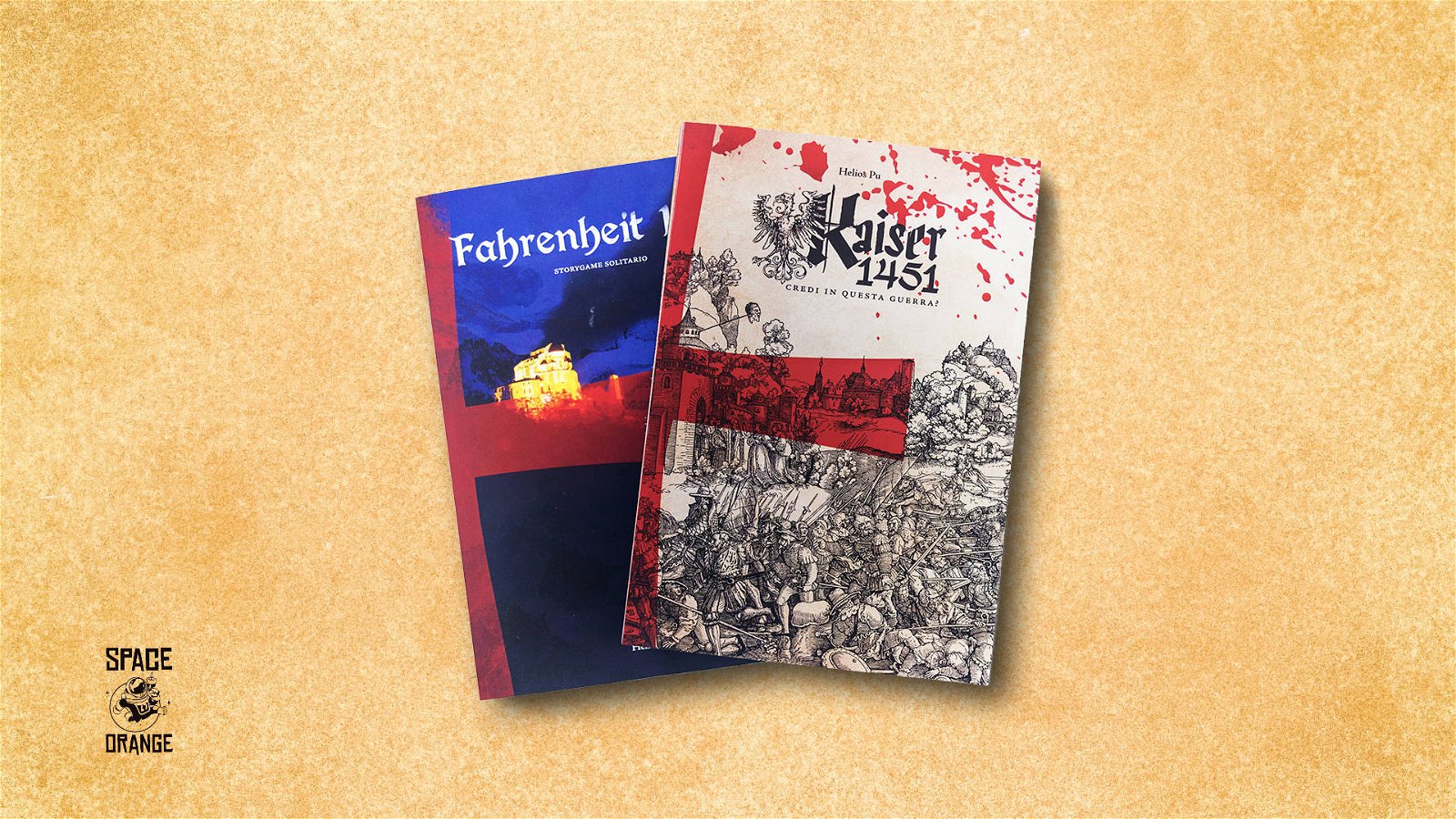 Immagine di Fahrenheit 1451 / Kaiser 1451, la recensione: due giochi sull’uomo e la guerra in un unico libro
