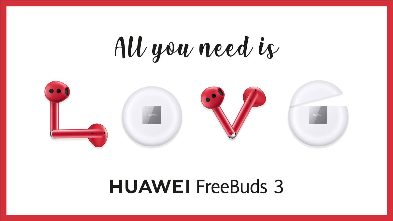 Immagine di Huawei, FreeBuds 3 e Watch GT 2 protagonisti della nuova promozione dedicata a San Valentino