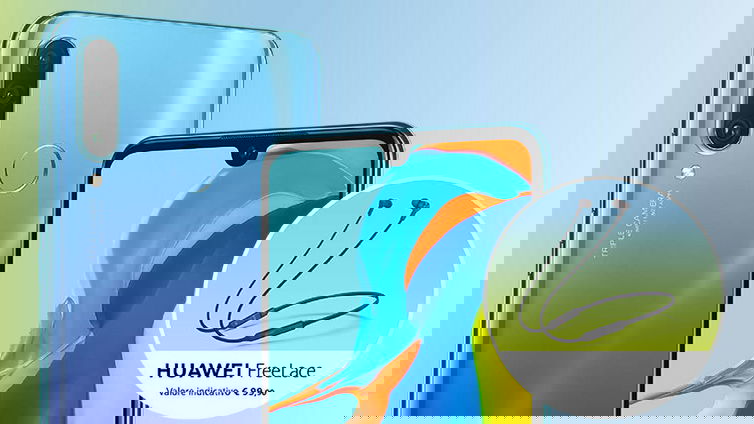 Immagine di Huawei P30 Lite New Edition, acquistalo e ricevi in regalo gli auricolari wireless Huawei FreeLace