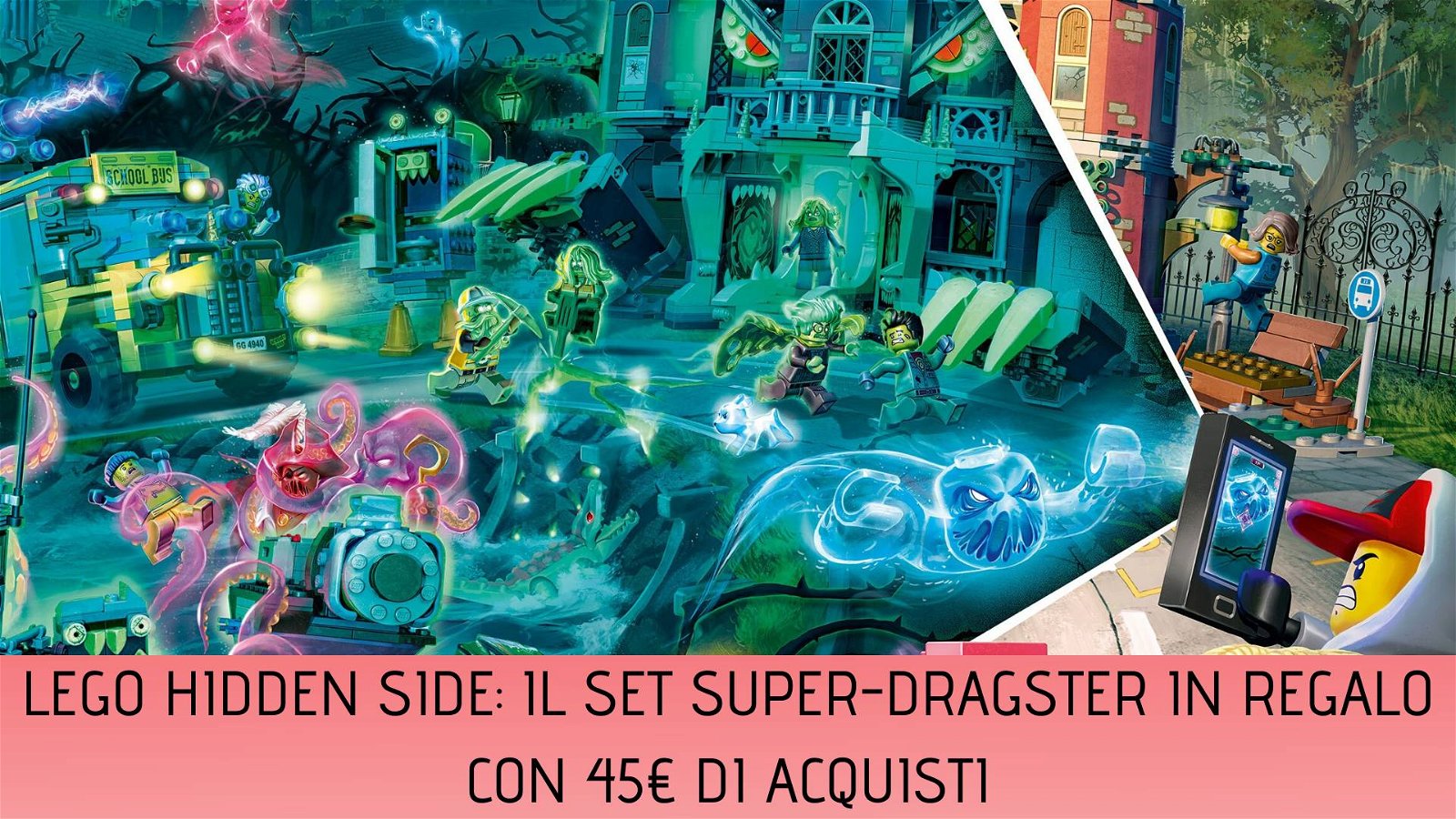 Immagine di LEGO Hidden Side, l'esclusivo Super-dragster in regalo con 45€ di acquisti