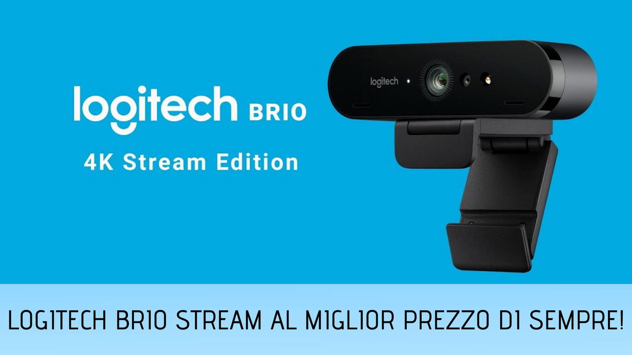 Immagine di Super offerta Logitech Brio Stream al prezzo più basso di sempre su Amazon