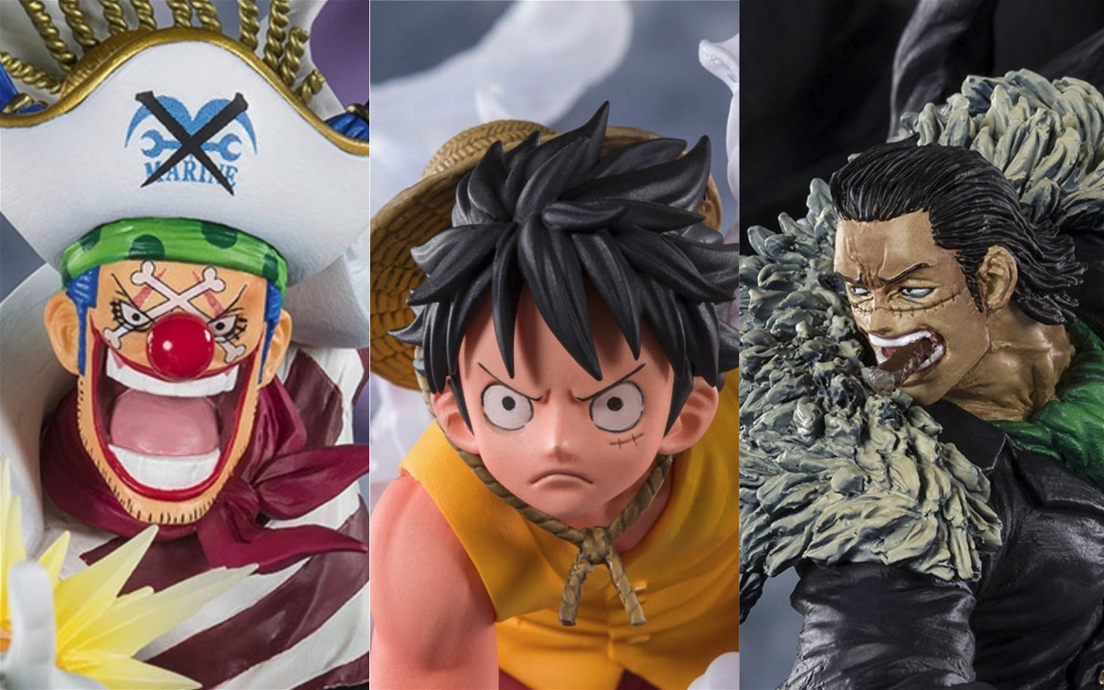 Immagine di One Piece: arrivano Luffy, Crocodile e Bagy – Figuarts Zero