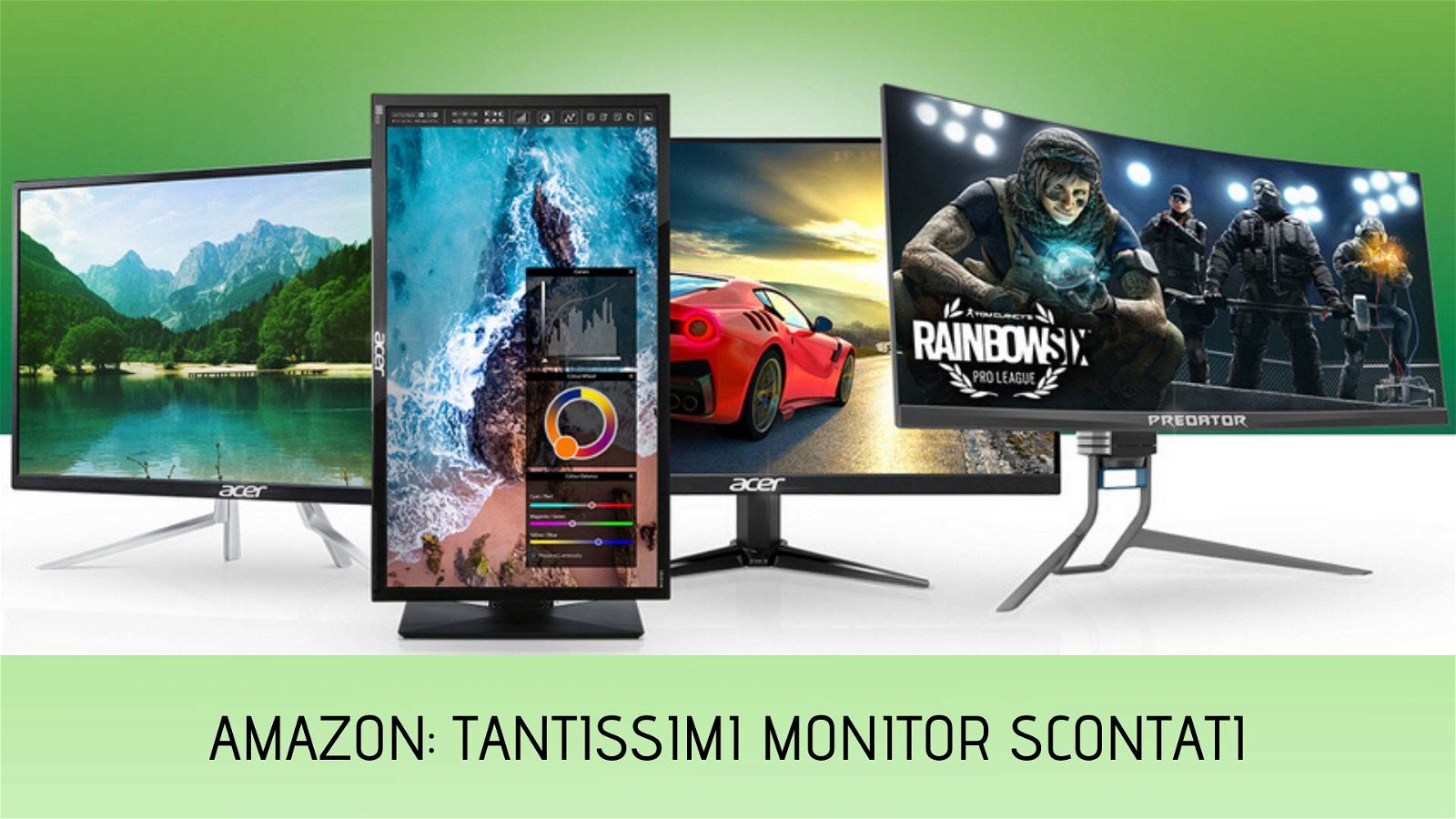 Immagine di Tantissimi monitor scontati su Amazon: ecco le migliori offerte