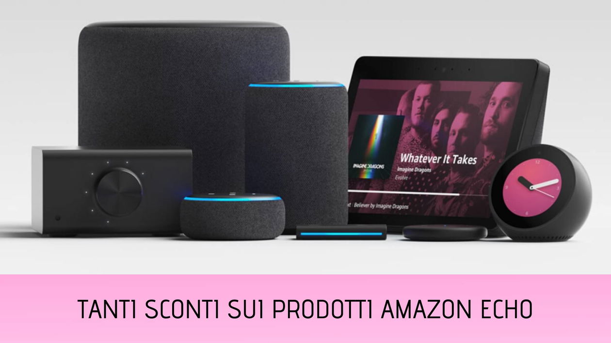 Immagine di Amazon Echo, Echo Dot, Show e Flex con sconti fino al 50%