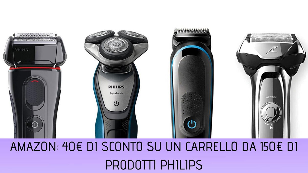 Immagine di [ULTIMO GIORNO] €40 di sconto acquistando 150€ di prodotti Philips Cucina e Cura della Persona