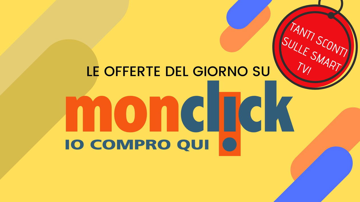 Immagine di Smart TV fino al 50% di sconto, le offerte di Monclick!