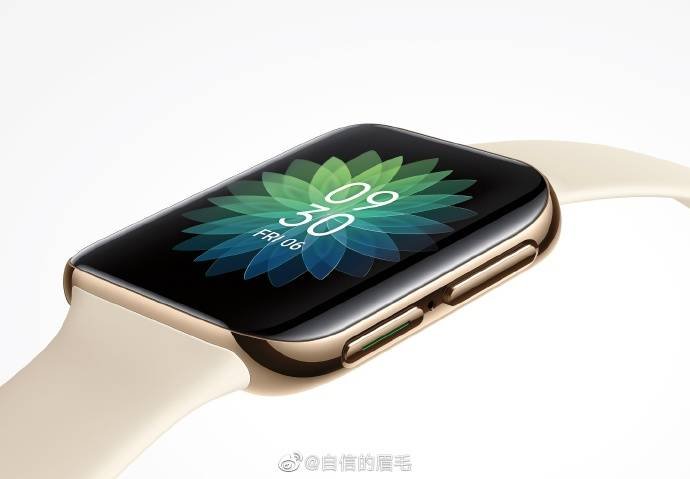 Immagine di OPPO mostra come sarà il suo primo smartwatch