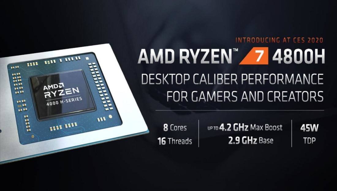 Immagine di AMD Ryzen 7 4800H, i primi benchmark mostrano prestazioni eccezionali