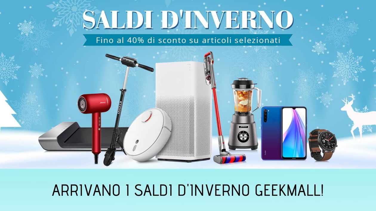 Immagine di Sconti d'inverno Geekmall: fino al 40% su tantissimi prodotti Xiaomi e non solo