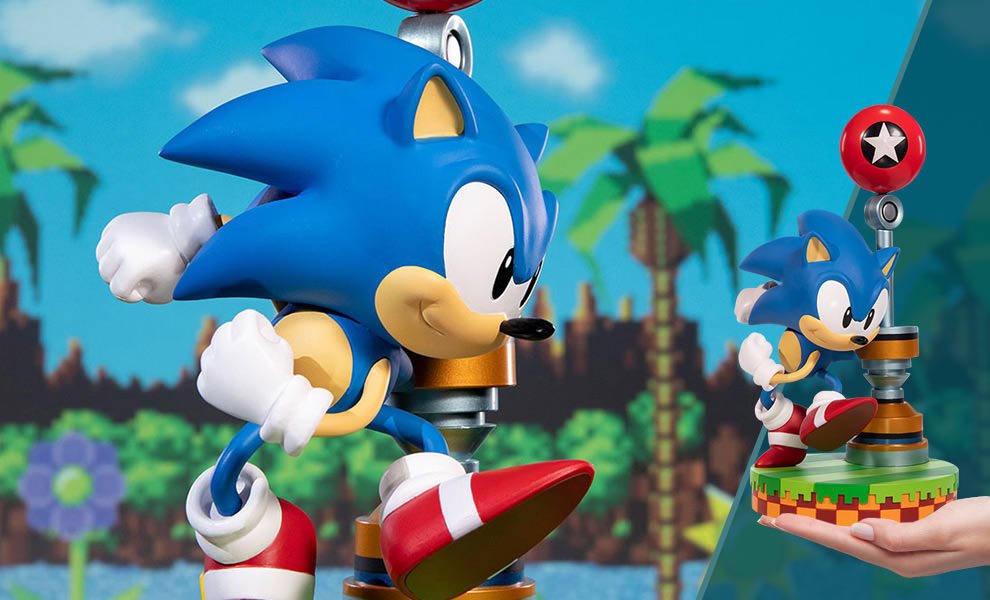 Immagine di Sonic the Hedgehog, la statuetta in PVC da First 4 Figures